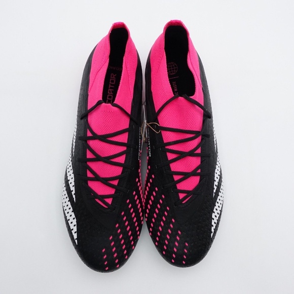 NEW Size 12 Men's adidas Predator Accuracy.1 FG Soccer Cleats GW4569 Core Black - Picture 5 of 8